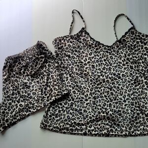 Tart Collections Brown and Black Pajama Set